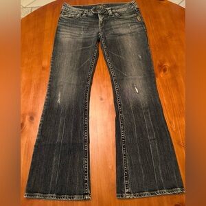 Silver Jeans Women's Dark Blue Jeans Size 28/31
